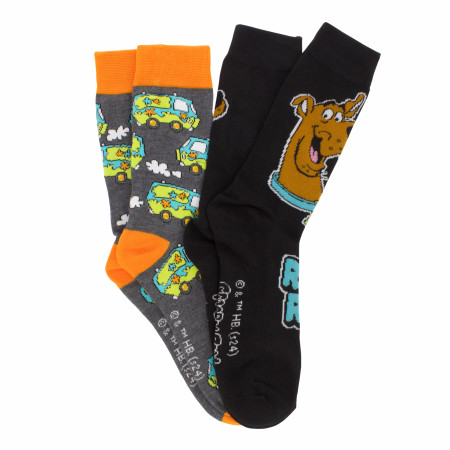 Scooby-Doo 2-Pair Pack of Crew Socks